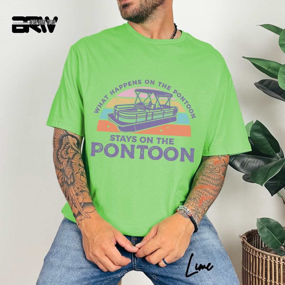 'What Happens To Pontoon' T- Shirt