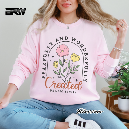'Fearfully and Wonderfully Created' Long-Sleeve Tee