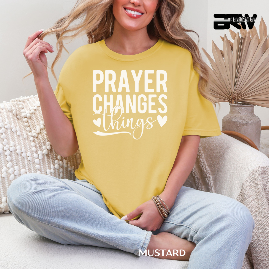 'Prayer Changes Things' Faith Tee