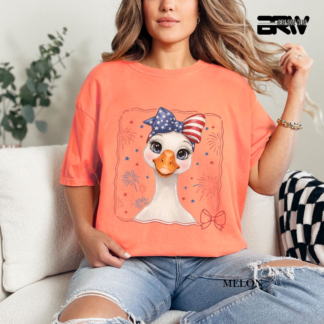 Goose-Girl- Patriotic Tee