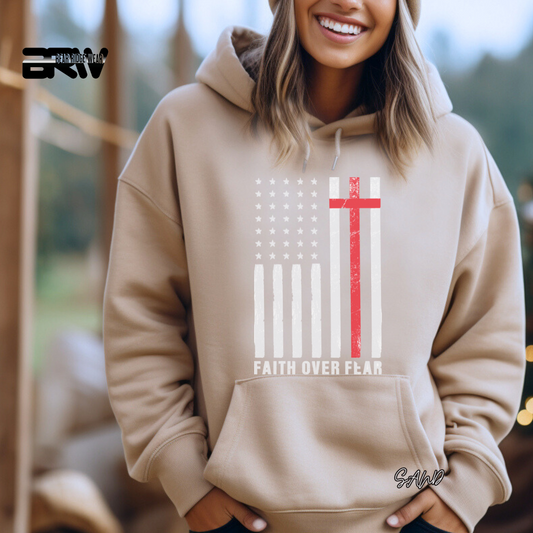 'Faith Over Fear' Faith Hoodie