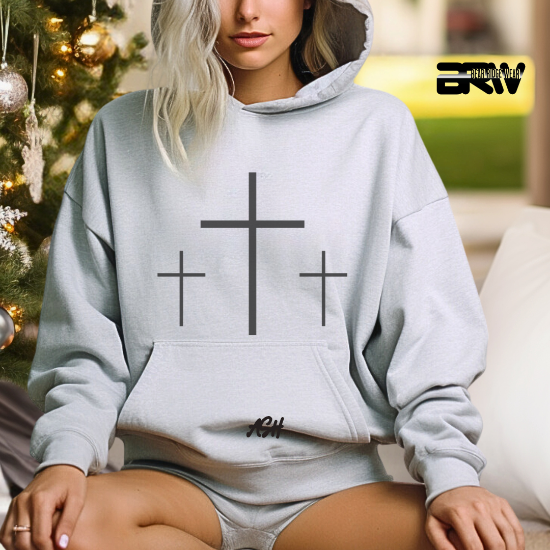 'Three Cross' Faith Hoodies