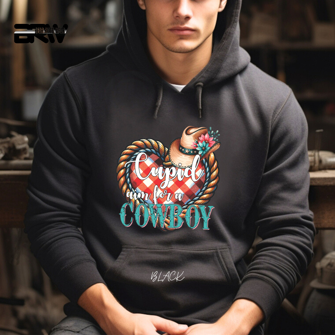 'Cupid Aim for a Cowboy' Hoodie